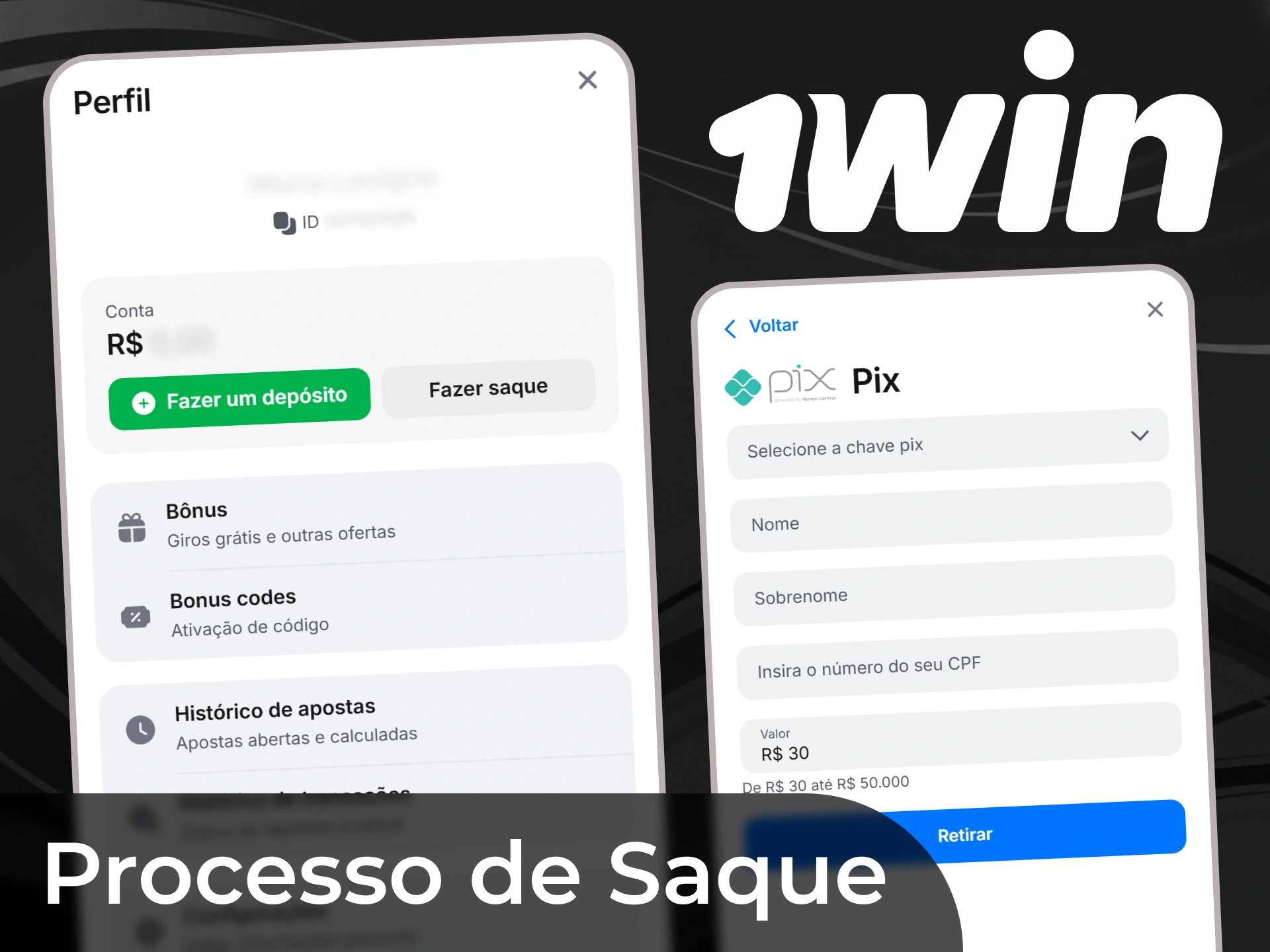 No caso de ganhar no 1Win - poderá levantar os seus fundos para a sua carteira conveniente, o que é uma boa vantagem.