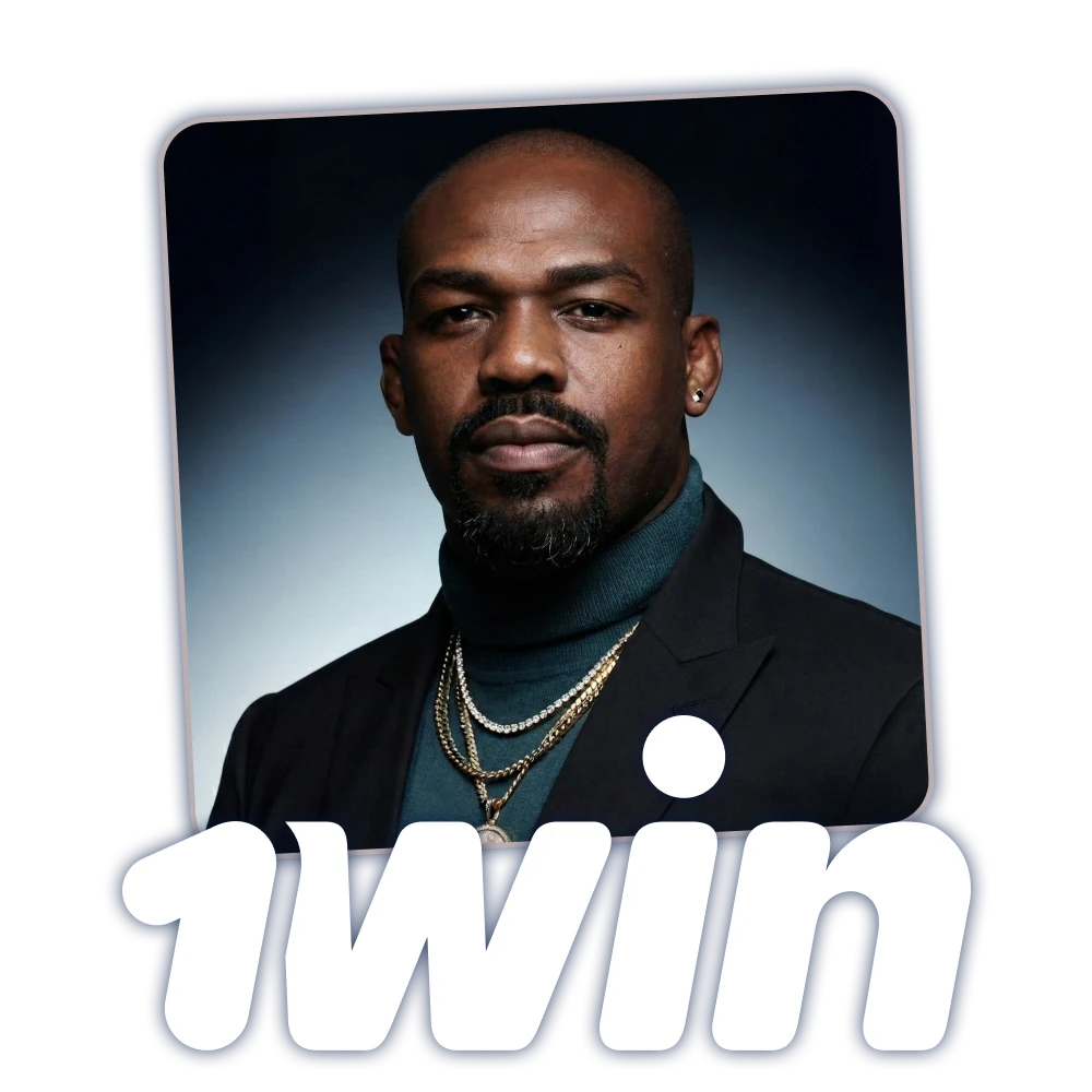 Jon Jones é parceiro oficial da 1win.